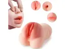 Masturbador 3 en 1 - Boca Ano Vagina