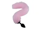Plug Cola de Zorro Rosa - S
