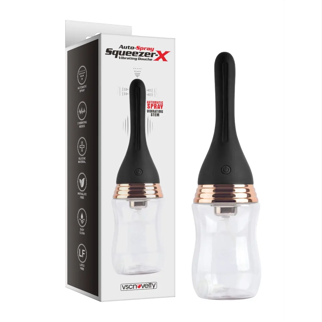 Ducha Anal Automática Squeezer-X: Vibración y Limpieza Jet-Stream