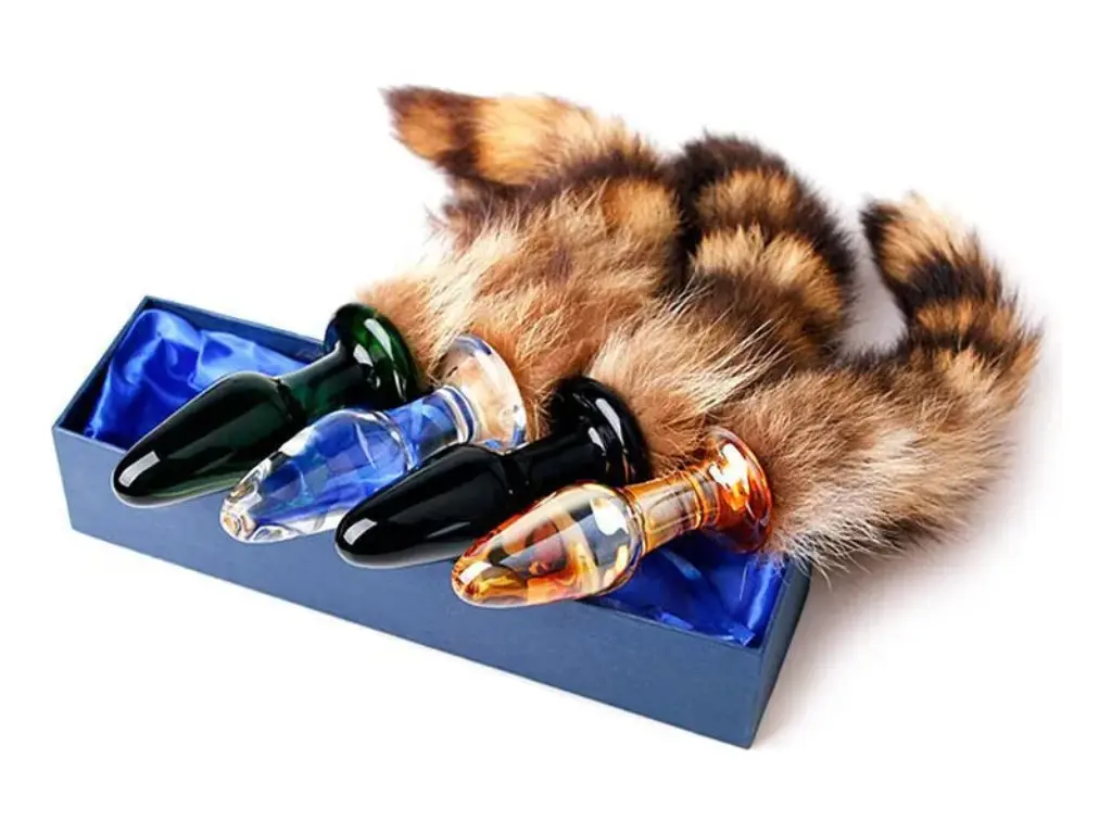 Plug de Cristal con Cola de Zorro