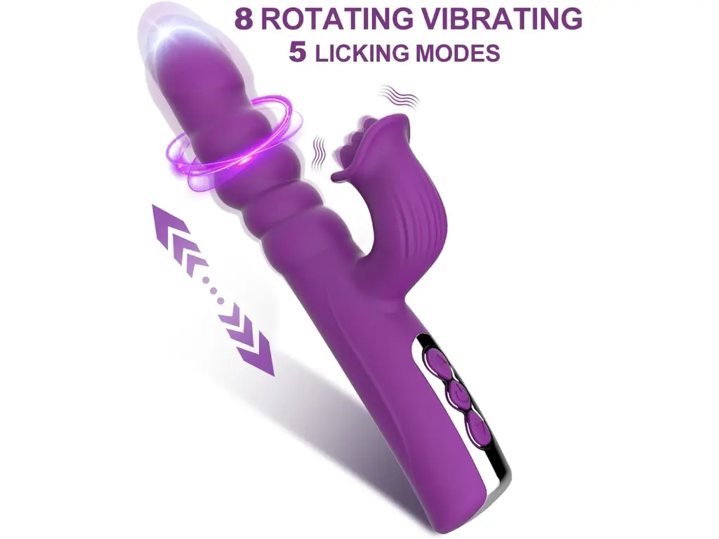 Vibrador Rabbit con Textura y Movimiento
