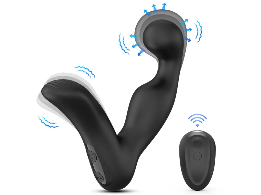 [AS-GM-HT055] Vibrador Prostatico Infable con Control