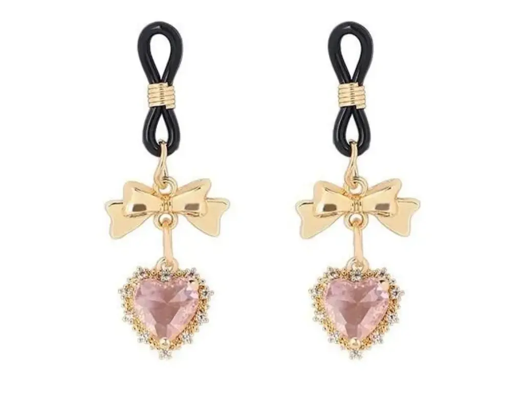 [AS-RJ-120] Lazo Para Pezones con Joyeria Dorada (ROSA)