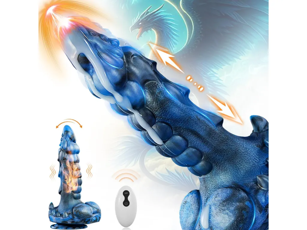 [AS-GM-YJ046] Dino - Vibrador 5 en 1 con Control