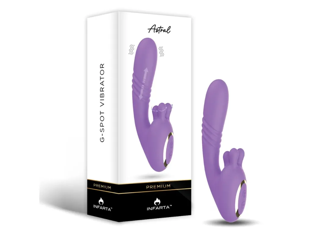 Astral- Vibrador Rabbit con Movimiento