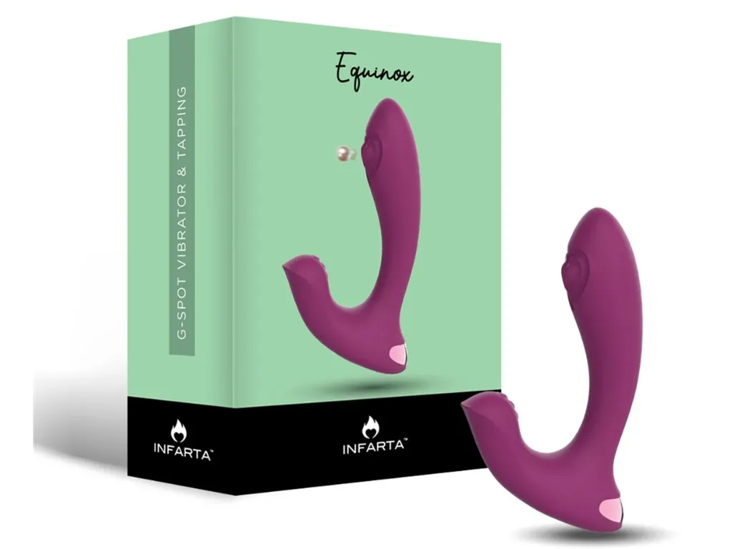 [FT-880322] Equinox - Vibrador Doble con  Pulsaciones