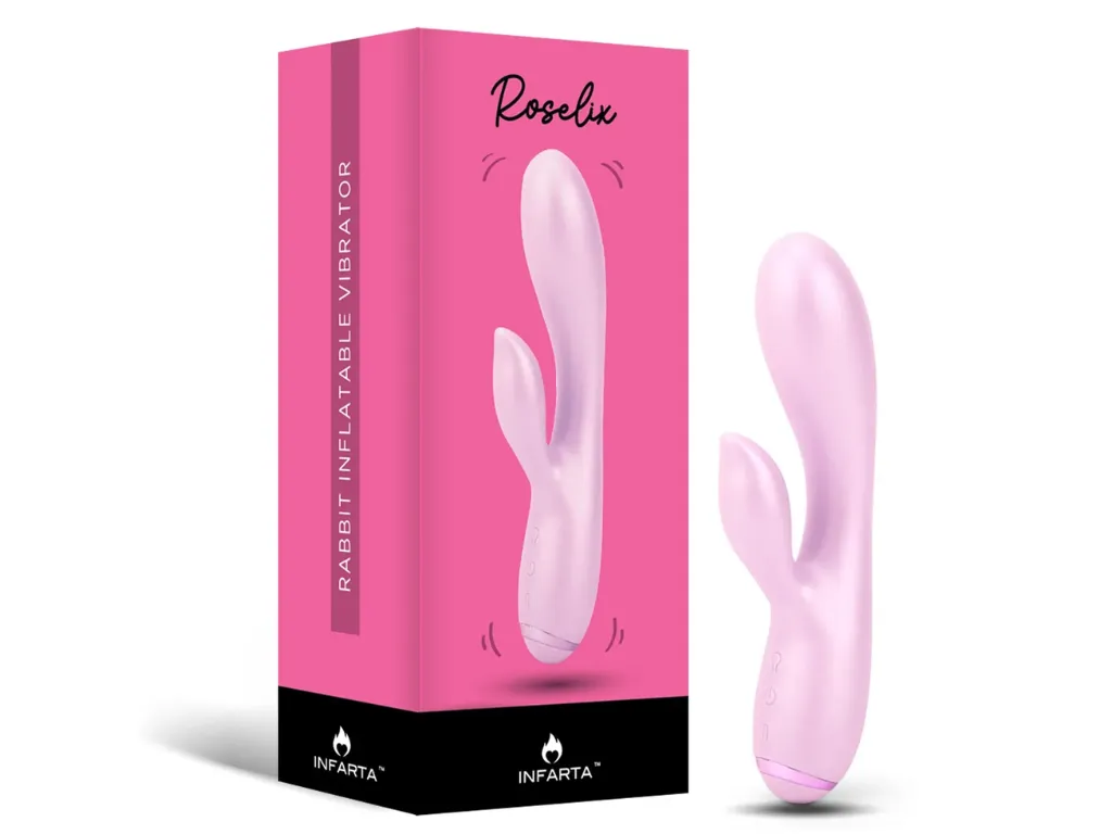 [FT-771613] Rabbit Vibrator Roselix Inflable
