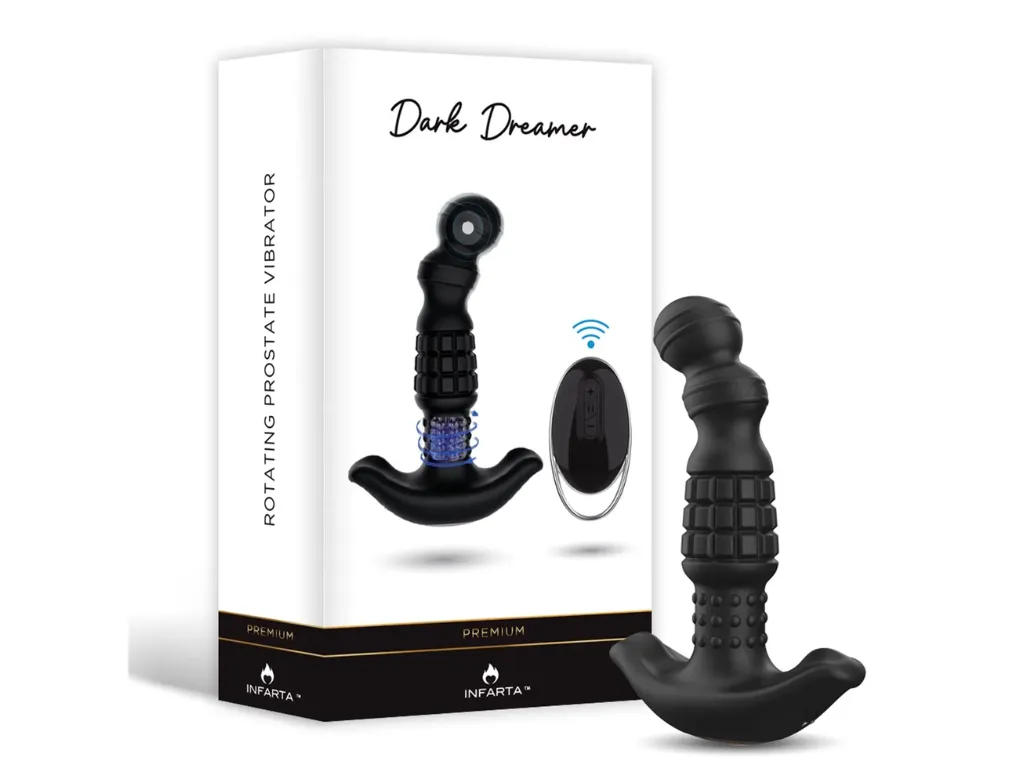 Dark Dreamer - Vibrador Prostatico con Control y Movimiento