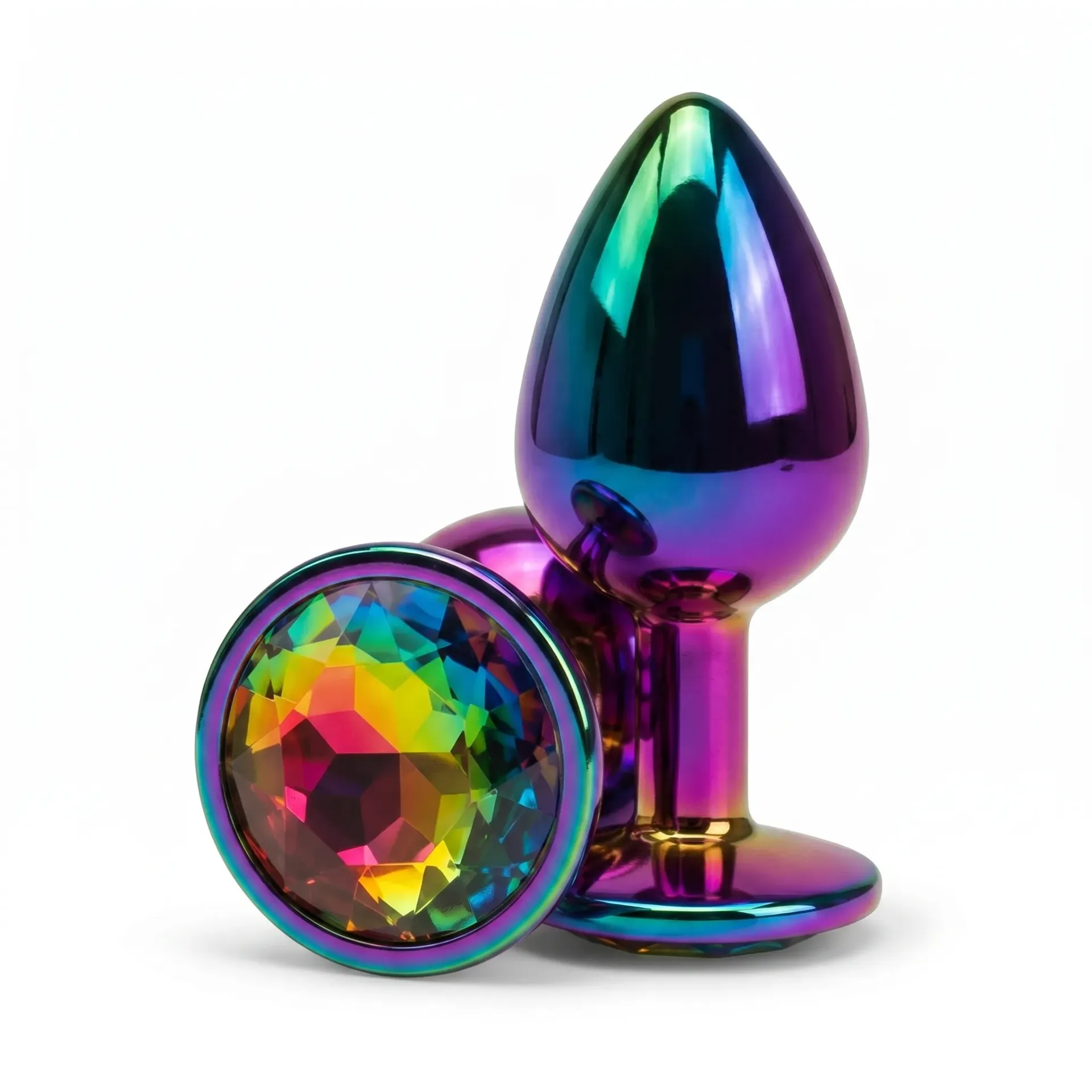 [NY-JS-004-S] Plug Anal Tornasolado Redondo S