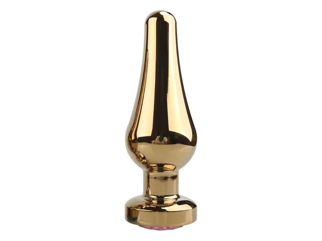 [NY-JS-012-M] Plug Anal Progresivo Cono M Dorado