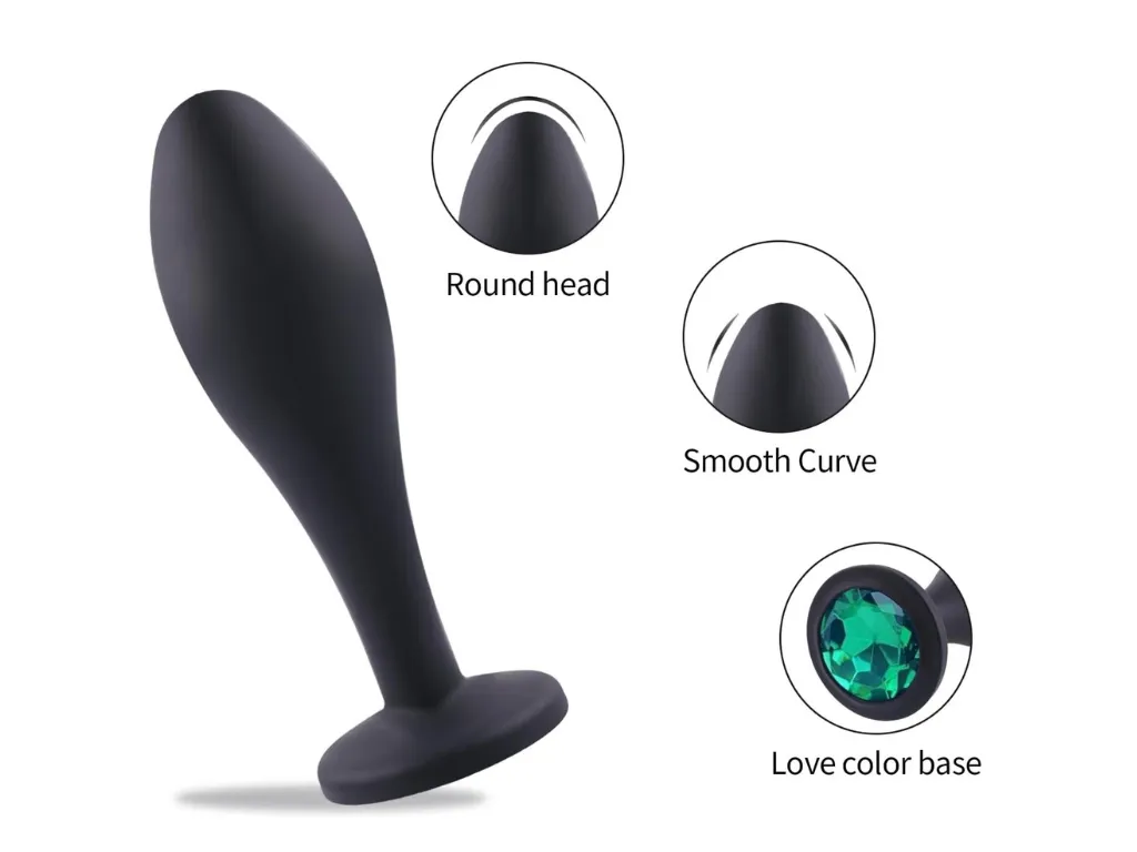 Plug Pera Anal de Silicona - S