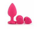 Plug Siliconado Rosa "Be Mine" - M