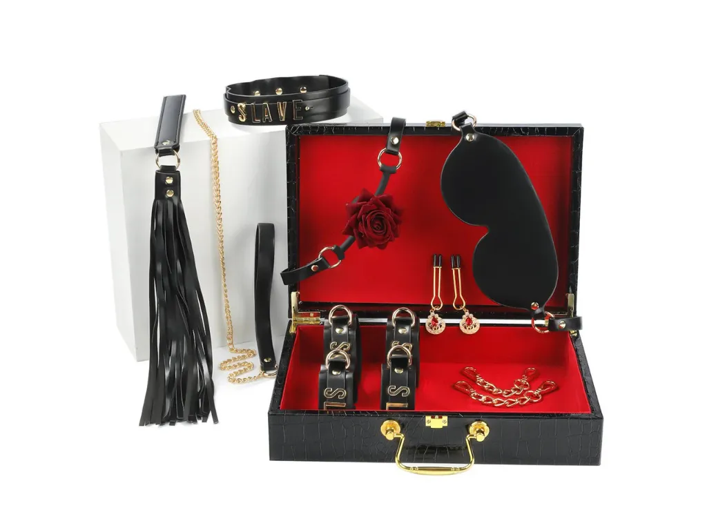 Kit BDSM Linea Premium Slave - 9 Piezas