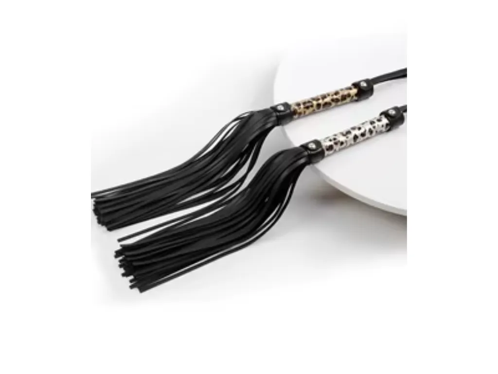 Latigo con Mango Rigido Animal Print