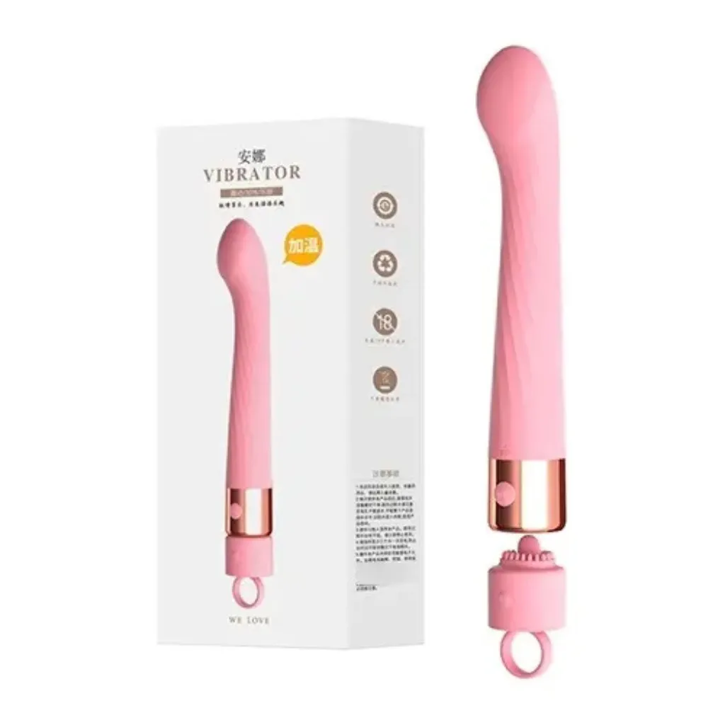 [LL-B2230] Vibrador Punto G 2 en 1 Temperatura