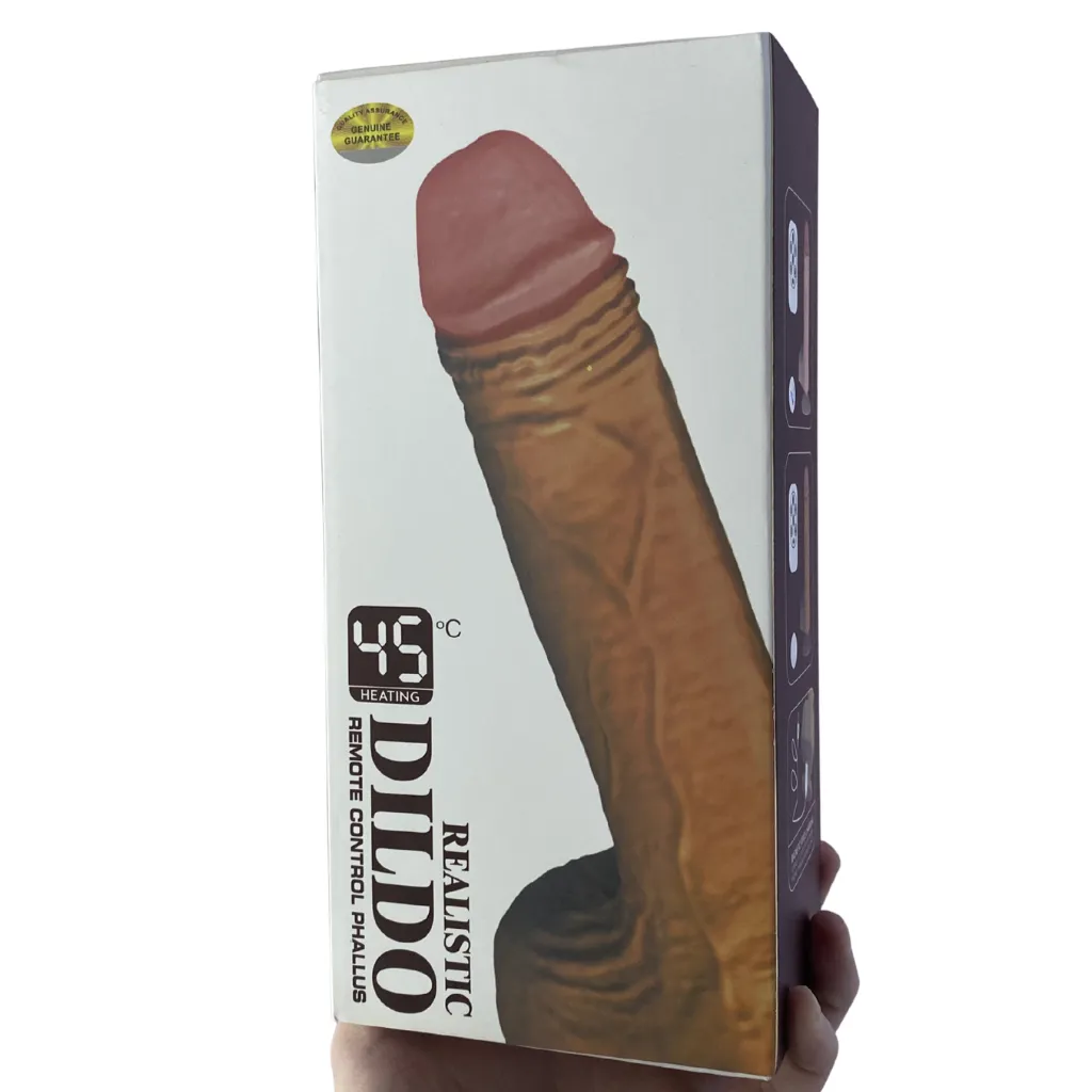 Dildo Oscilante Vibracion y Temperatura