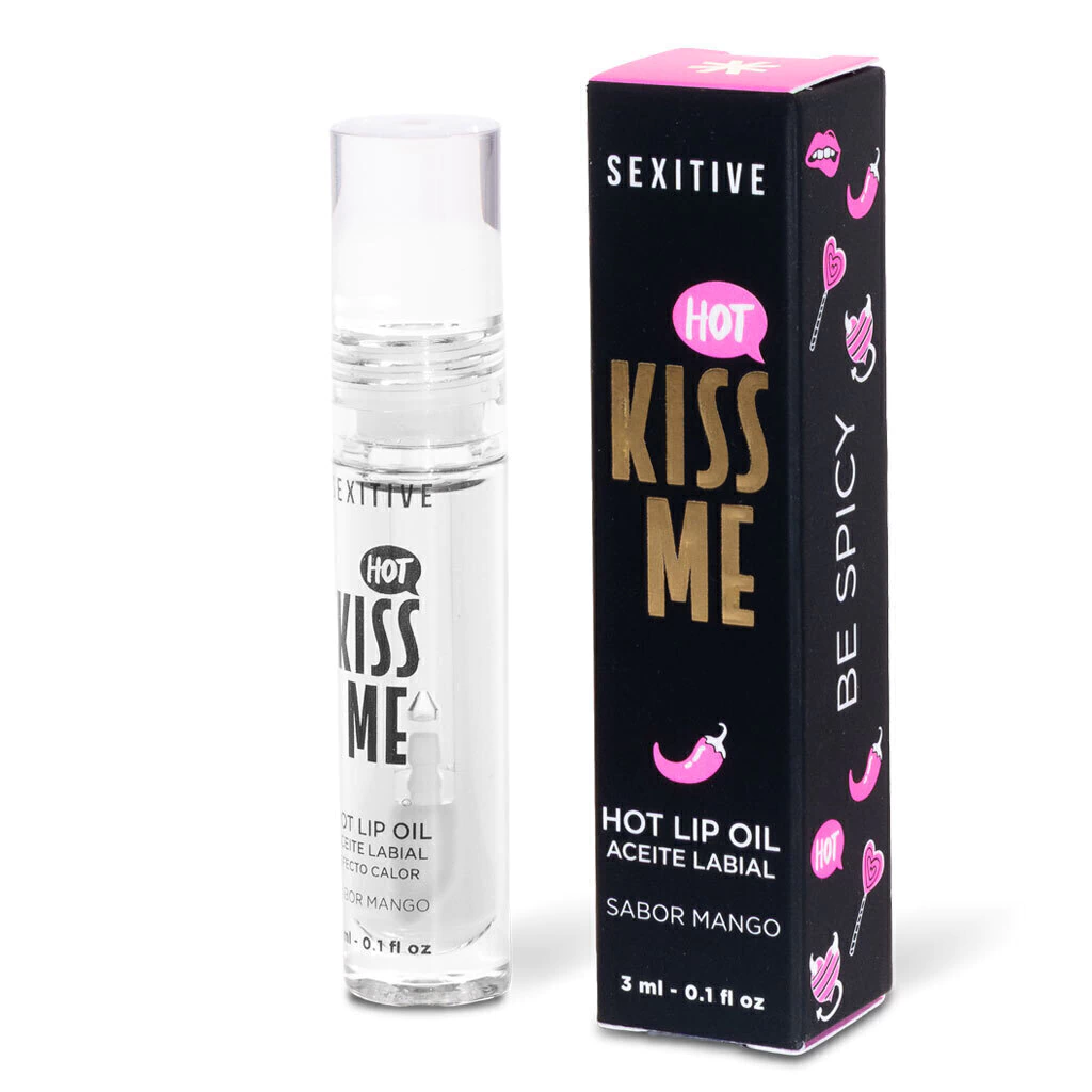 KISS ME – HOT LIP OIL Efecto Calor | Sabor Mango