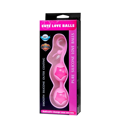 [BI-014049-4] Cute Love Balls - Silicone Love Balls