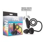 [BL-01802] Performance - Penetrator Anal Plug With Vibrating Cock Rings - Indigo