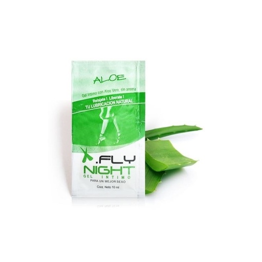 [FN-C1016] Gel Aloe Neutro Sachet 10 ml. Fly Night