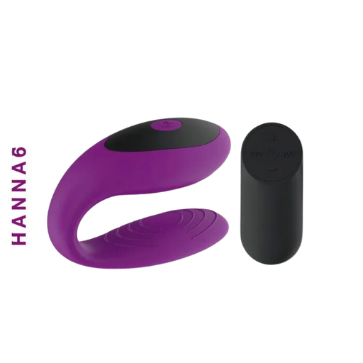 [ST-19031-PURPLE] Vibro para parejas Hanna 6