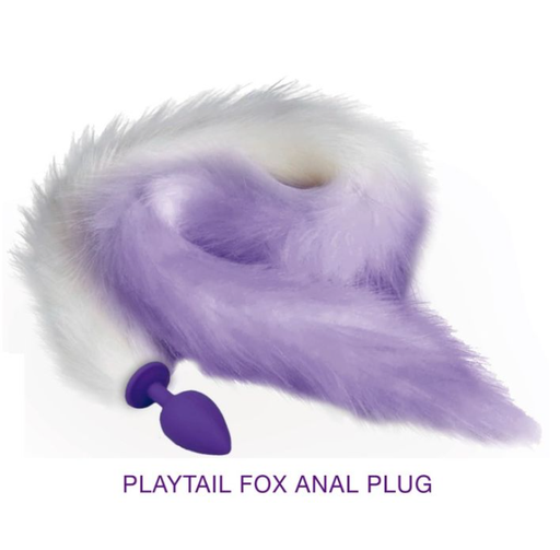 [ST-29352043] Plug Anal Cola de Zorro Lila - M