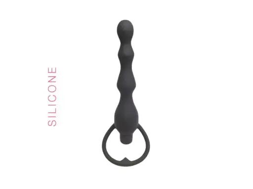 [ST-SI044-BLACK] Plug anal con vibro negro - Inexpusable