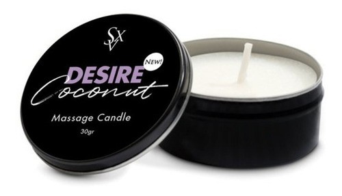 [SXT-CT01] Vela para Masajes/Wax Play - Desire Coconut 30gr