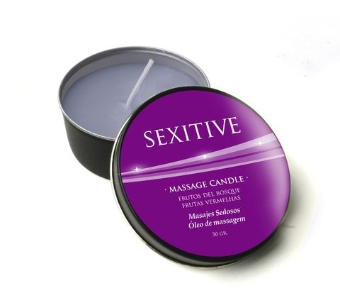 [SXT-D59] Vela para Masajes/Wax Play - Frutos del Bosque 30g