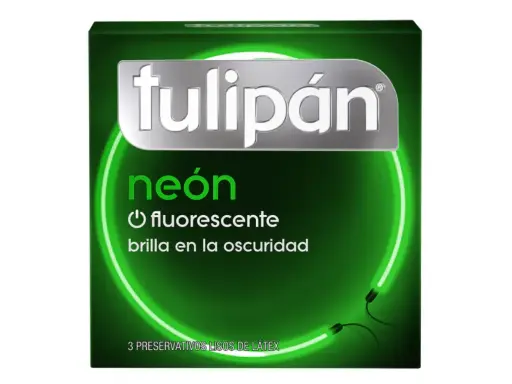 [T-12] Preservativo Tulipan Neon