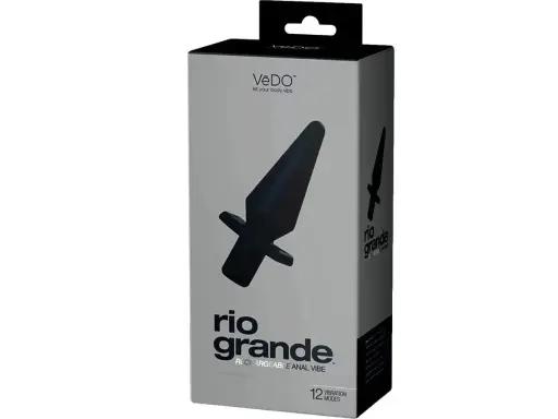 [VI-P0708] Rio Grande Rechargeable Anal Vibe Negro