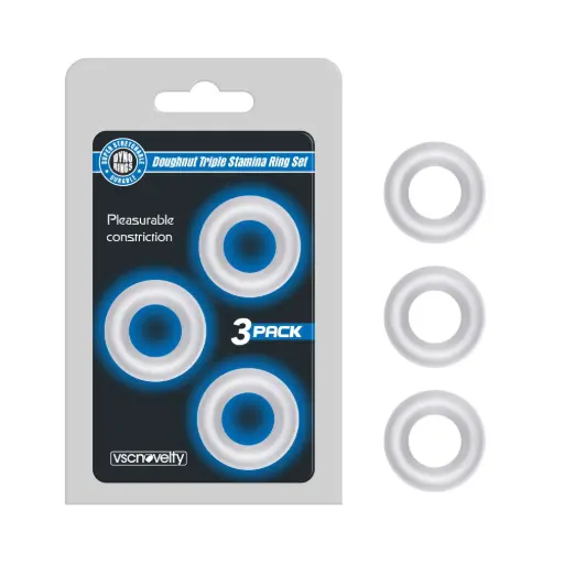 [VN-343001-Clear] Set Anillos Dona - Clear