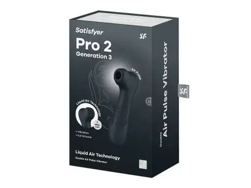 [J2018-U2-9-2] Succionador y Pulsaciones - Satisfyer Pro 2 Gen 3 - Negro