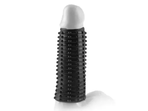 [PD-4135-23] Funda Pene Texturada - Black