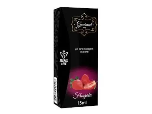 [SL-2393] Gourmet gel comestible sabor frutilla – para sexo oral
